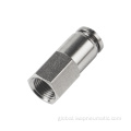 Aisi 316l Air Fitting Quick Connector Coupling female straight push to connect fitting Manufactory